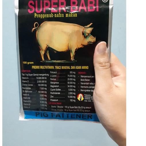 

ㆄ SUPER BABI 100gr| Penggemuk Babi| Penambah Nafsu Makan Babi ㄾ