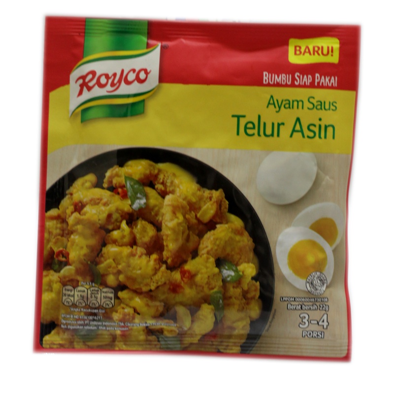 

Royco Bumbu Ayam Telur Asin 22Gr