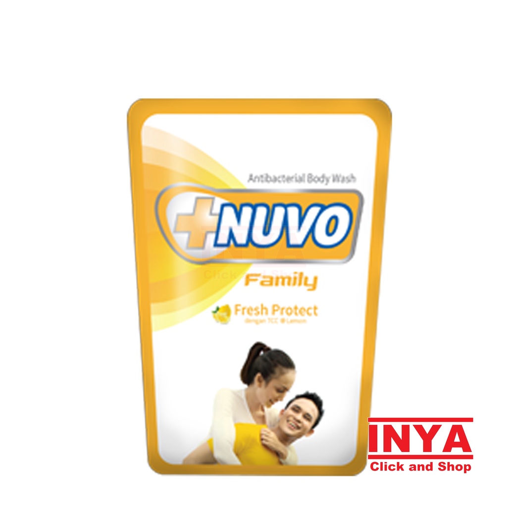 NUVO FAMILY FRESH PROTECT ANTIBACTERIAL BODY WASH 250ml REFILL - Sabun Cair