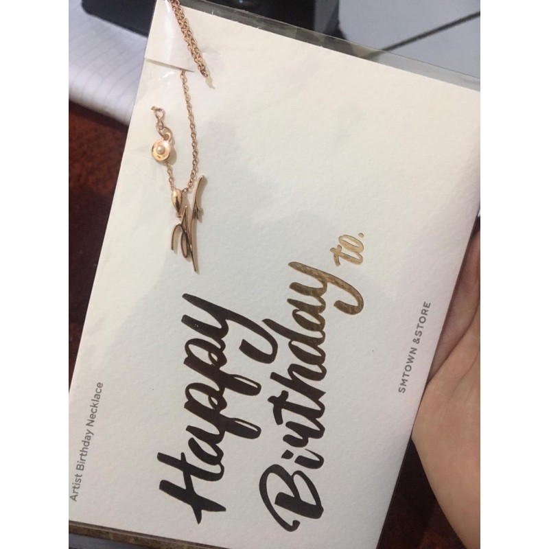 SM Artist Birthday Necklace (NCT HAECHAN)