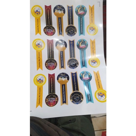 

stiker label kromo cutting kiss
