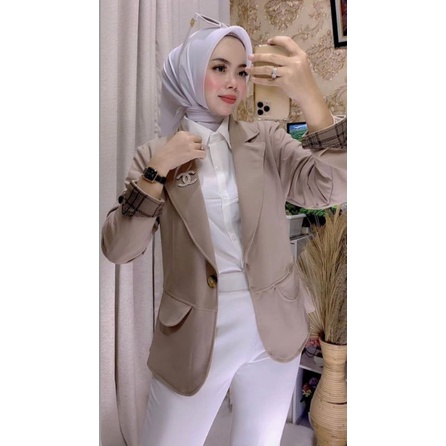 blazer viona wanita fashion terbaru