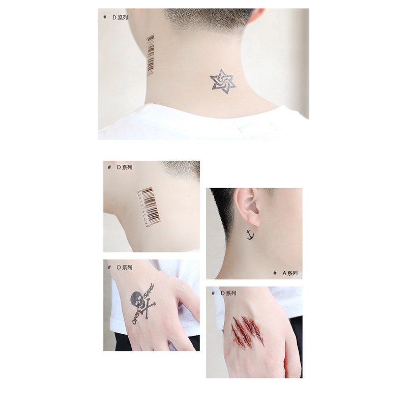 Small Size Temporary Tattoo Sticker - Stiker Tato Sementara