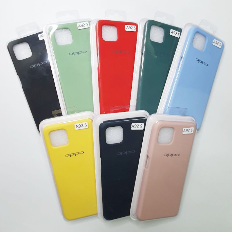 Oppo A92S Macaron Tone Case / Silicone Macaron Colour Side button