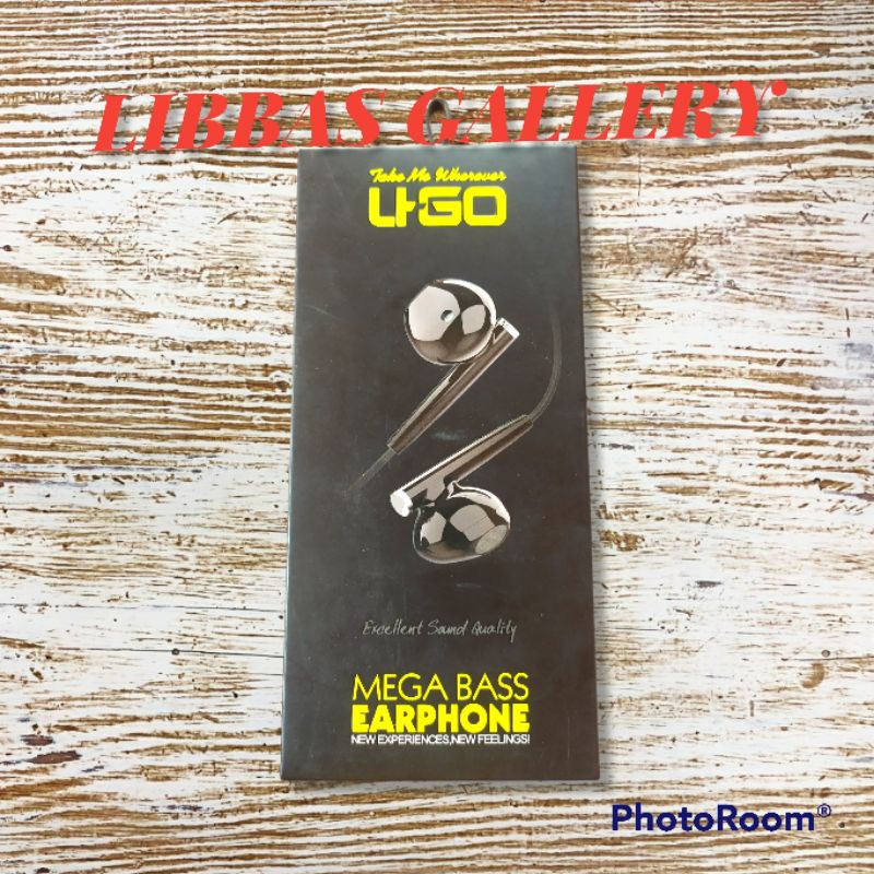 handsfree/handset stereo full bass original UGO cocok untuk yang suka dengerin musik