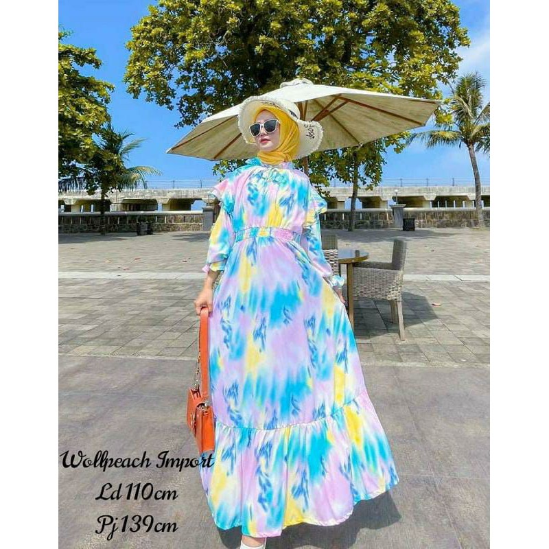 GAMIS PELANGI BY EXTU/GAMIS MURAH