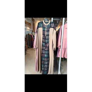 hikmat abaya a8911 brown M