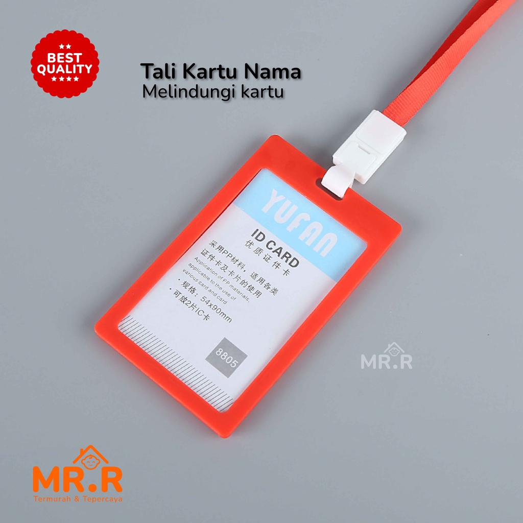 

Gantungan Name Tag ID Card Holder Lanyard Pods Tanda Pengenal Kalung Tali Tempat Kartu Nama Kartu Akses