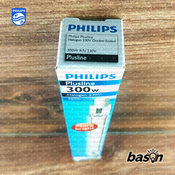 Philips Plusline S 300W R7s 230V - Halogen linear lamps