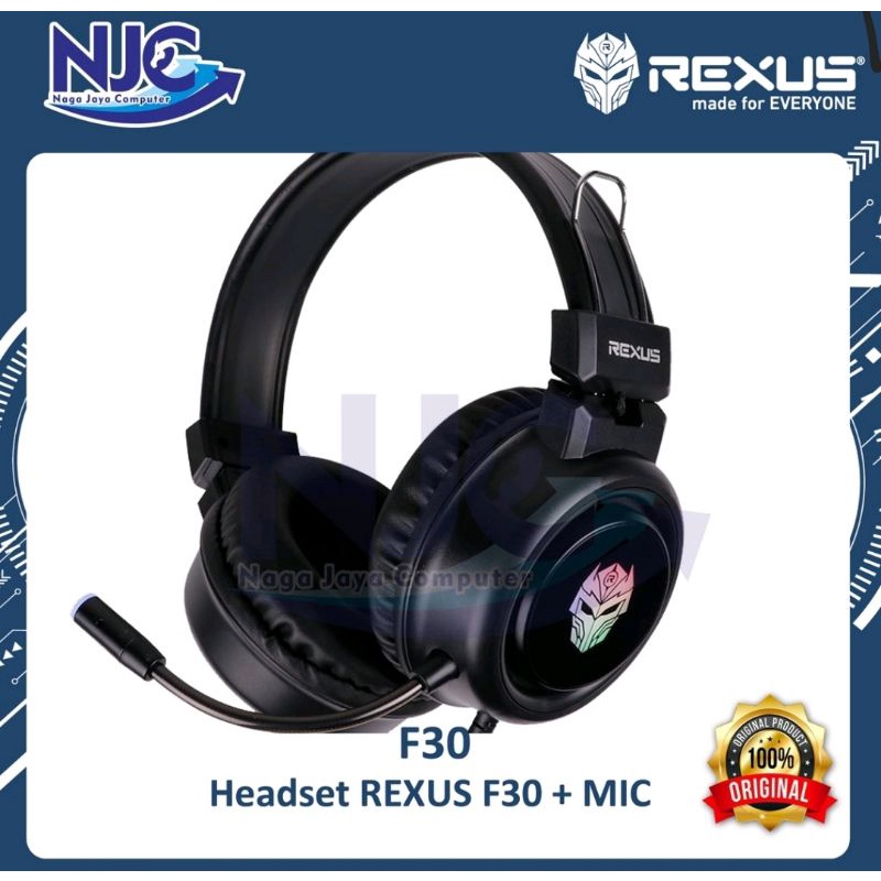 REXUS HEADSET GAMING VONIX F30 For PC/HP