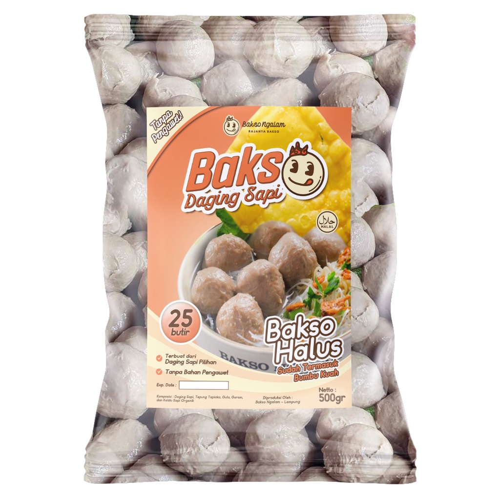 

Bakso Frozen Halus 500GR