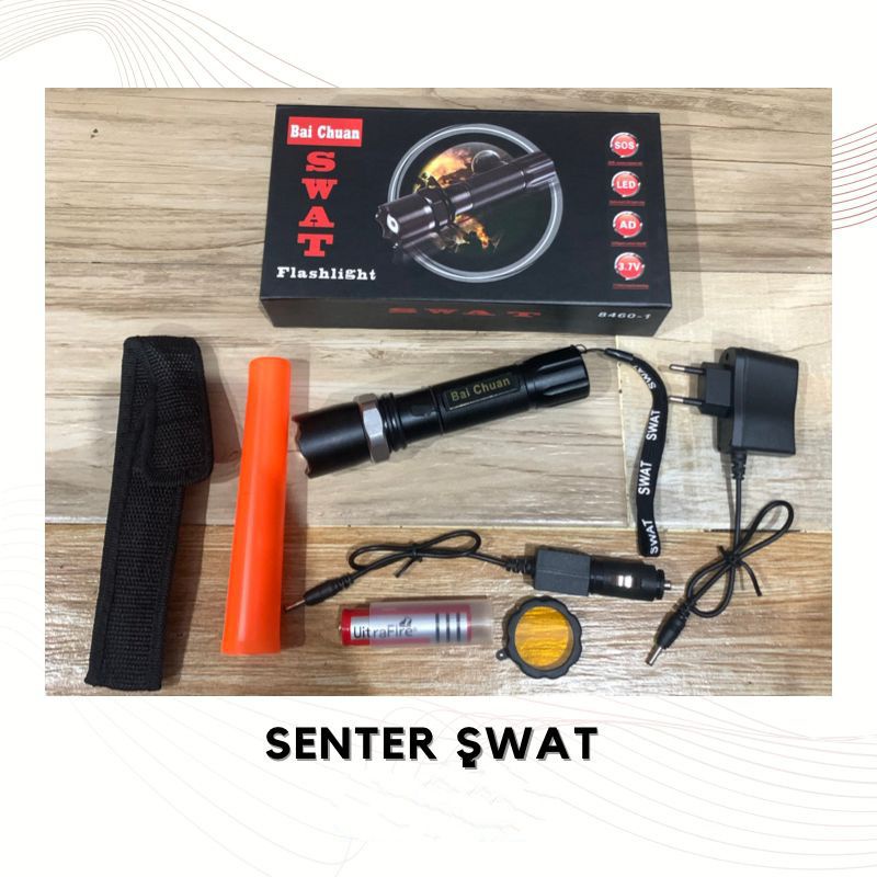 Jual Senter Swat Police Bai Chuan Original Promo Cod Shopee Indonesia