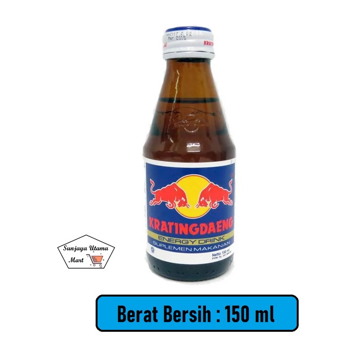 

Kratingdaeng Energy Drink with 1000mg Taurine Botol 150ml