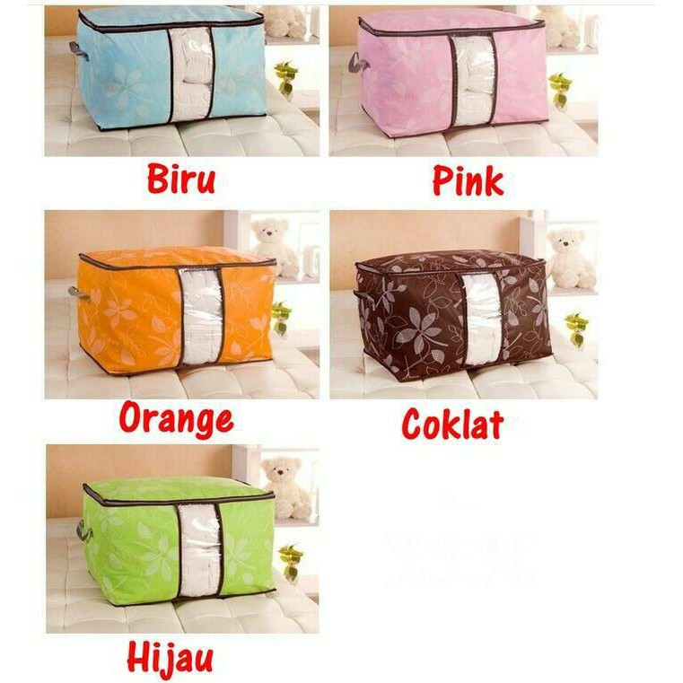 MOTIF BUNGA - TEMPAT PAKAIAN, BEDCOVER, SELIMUT