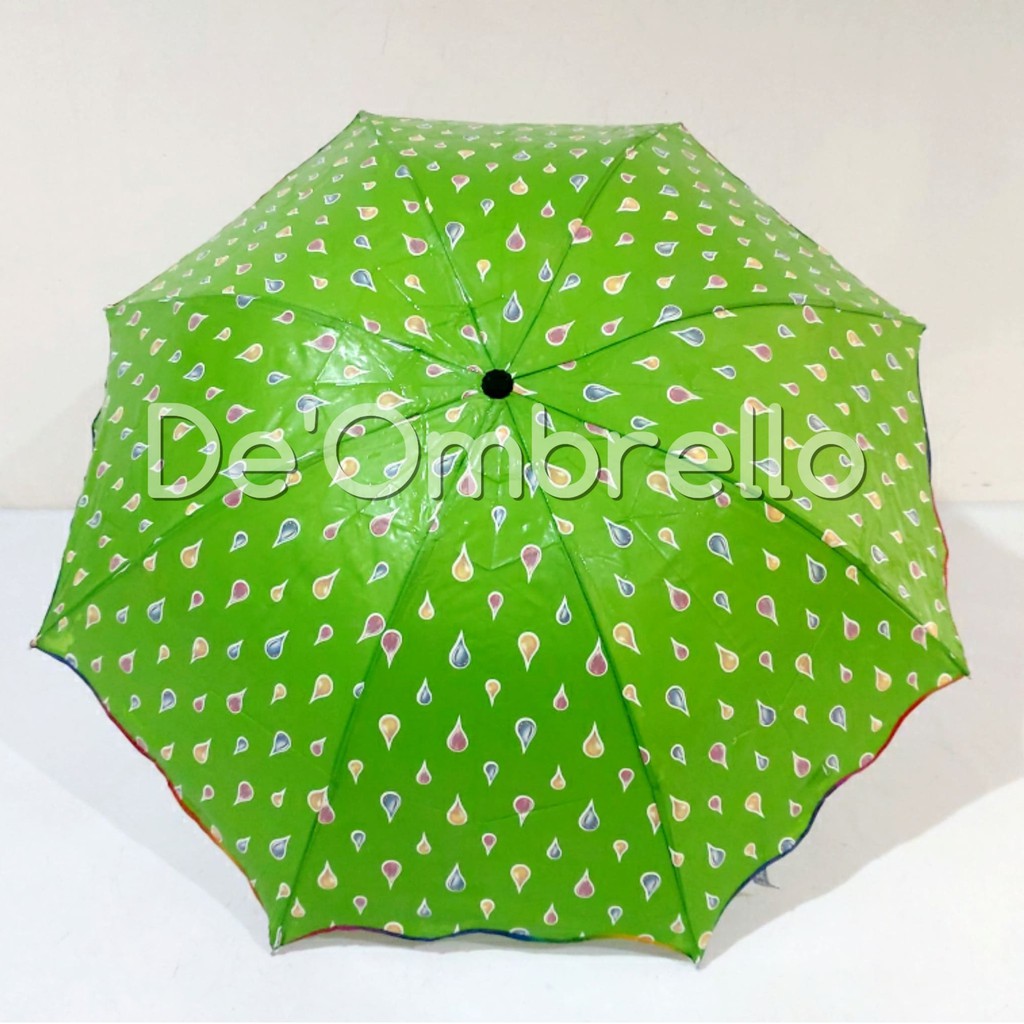 (4)De'Ombrello! Payung Magic Warna Motif Water Drop Anti UV