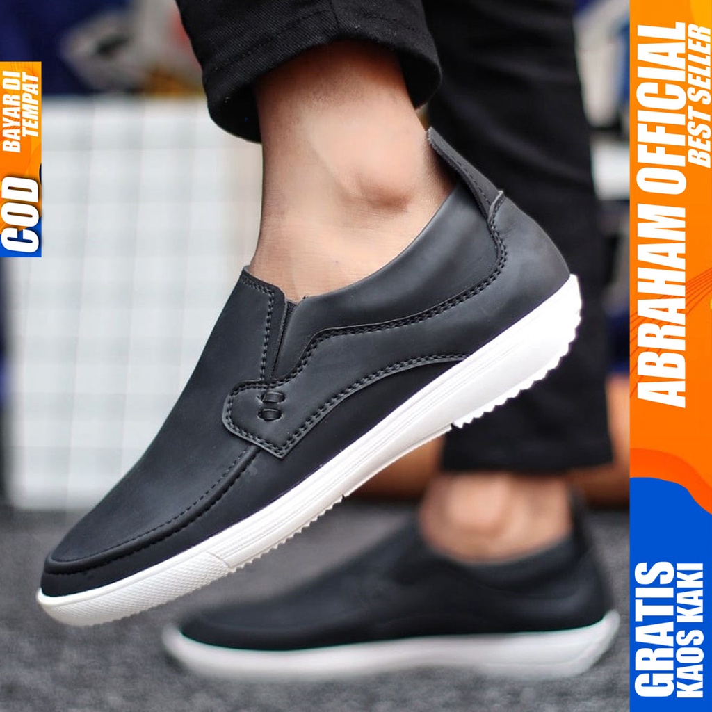 Abraham Drosan - Sepatu Slip On Pria Casual