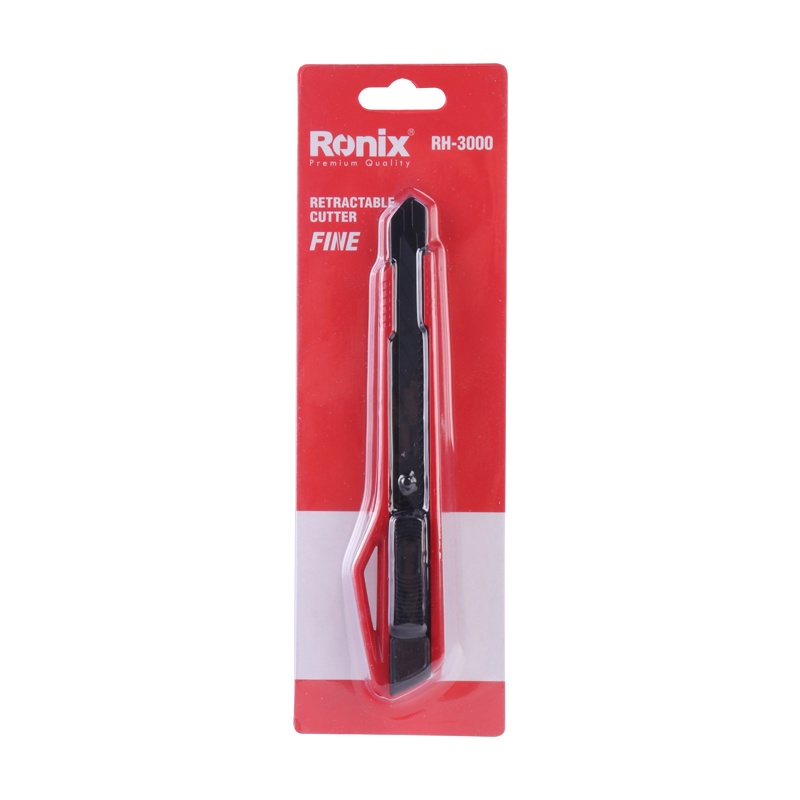 

Ronix Model RH-3000 Utility Knife Cutter, ABS Handle, 9mm, Fine Model