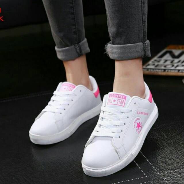 SEPATU CONVERSE PUTIH FANTA / CONVERSE REPLIKA / SEPATU CEWEK / SEPATU WANITA / SEPATU MURAH