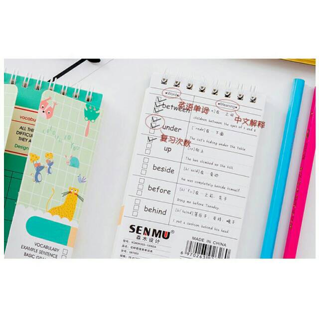 

SC 06 BUKU NOTED MULTI FUNGSI / VOCABULARY BOOKS