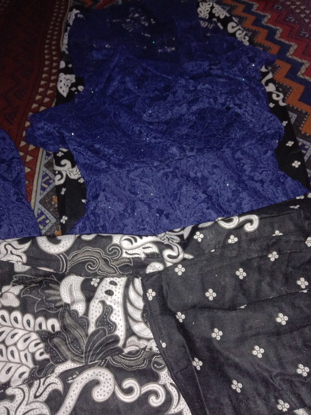 Maura Couple - Sania Ruffle Batik Couple Ori Ndoro Jowi Dnt Garansi Termurah Shopee - Navy Gurita