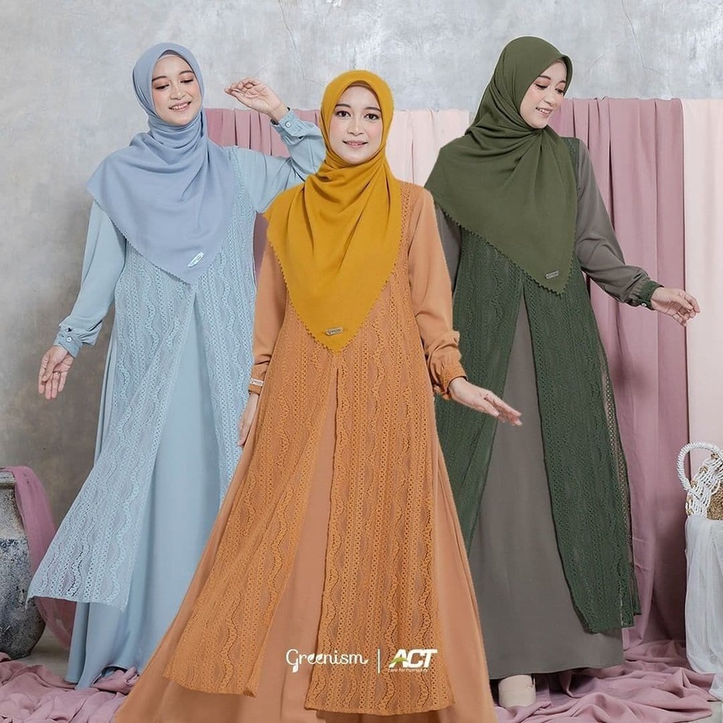 Greenism Gamis Mahreen Quality Premium Syari'i Dress