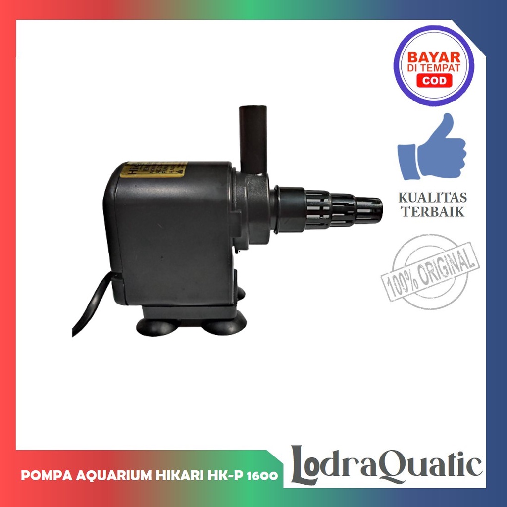 PROMO MURAH POMPA AIR AQUARIUM HIKARI HK-P 1600 NAIK 1,6 METER 1700 LITER FILTER AQUARIUM SEDANG POMPA AIR HIDROPONIK AQUARIUM FILTER AQUARIUM MINI POMPA AQUARIUM BESAR POMPA AQUARIUM POMPA AQUARIUM HEMAT ENERGY POMPA AQUARIUM LOW WATT FILTER AQUASCAPE