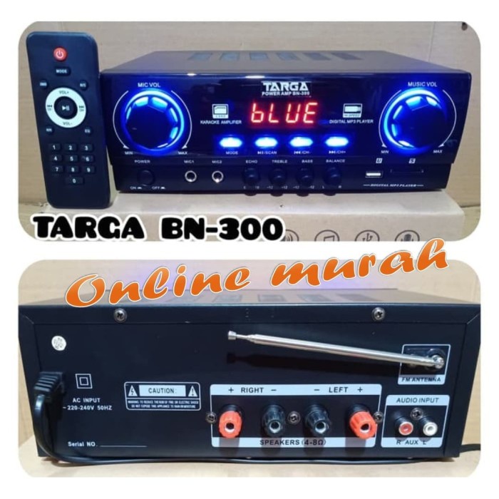 AMPLIFIER TARGA BN 300 DIGITAL AUDIO AMPLIFIER TARGA BN300