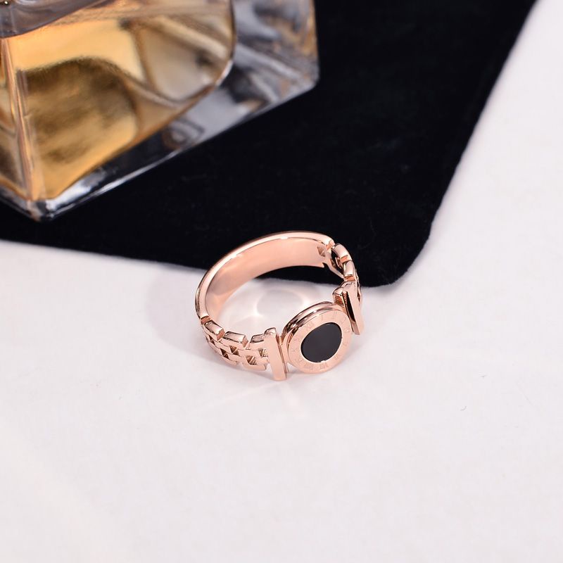 Cincin Titanium Bvl Rosegold Wanita Korean Anti Karatan