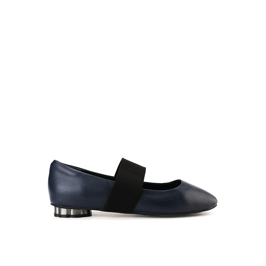 Sepatu Flat Shoes Obermain Wanita Terbaru Original A-gianne Navy