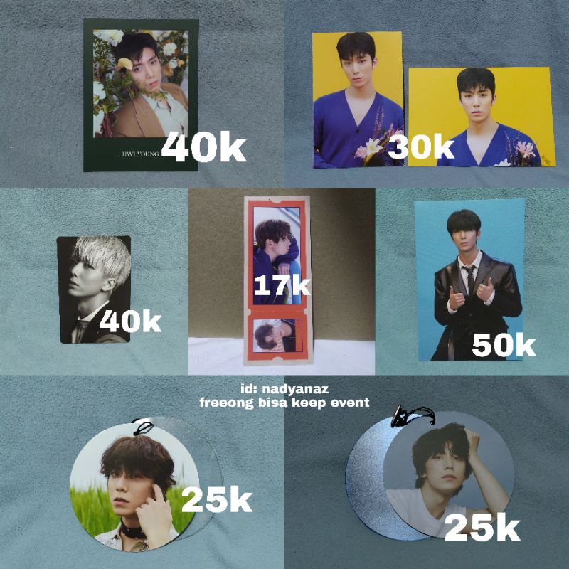 HWIYOUNG SF9 KINGDOM POSTCARD CIRCLE CARD PHOTOCARD KOTS RPM JAPAN