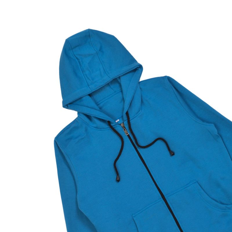 LinkaweOriginal Jaket Hoodie sletting Basic M L XL free sticker & gantungan kunci pria dan wanita 2-Turkish