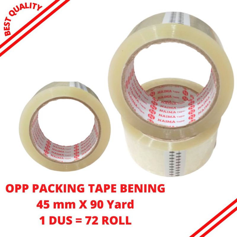 

LAKBAN OPP BENING COKLAT 45 MM 90 YARD