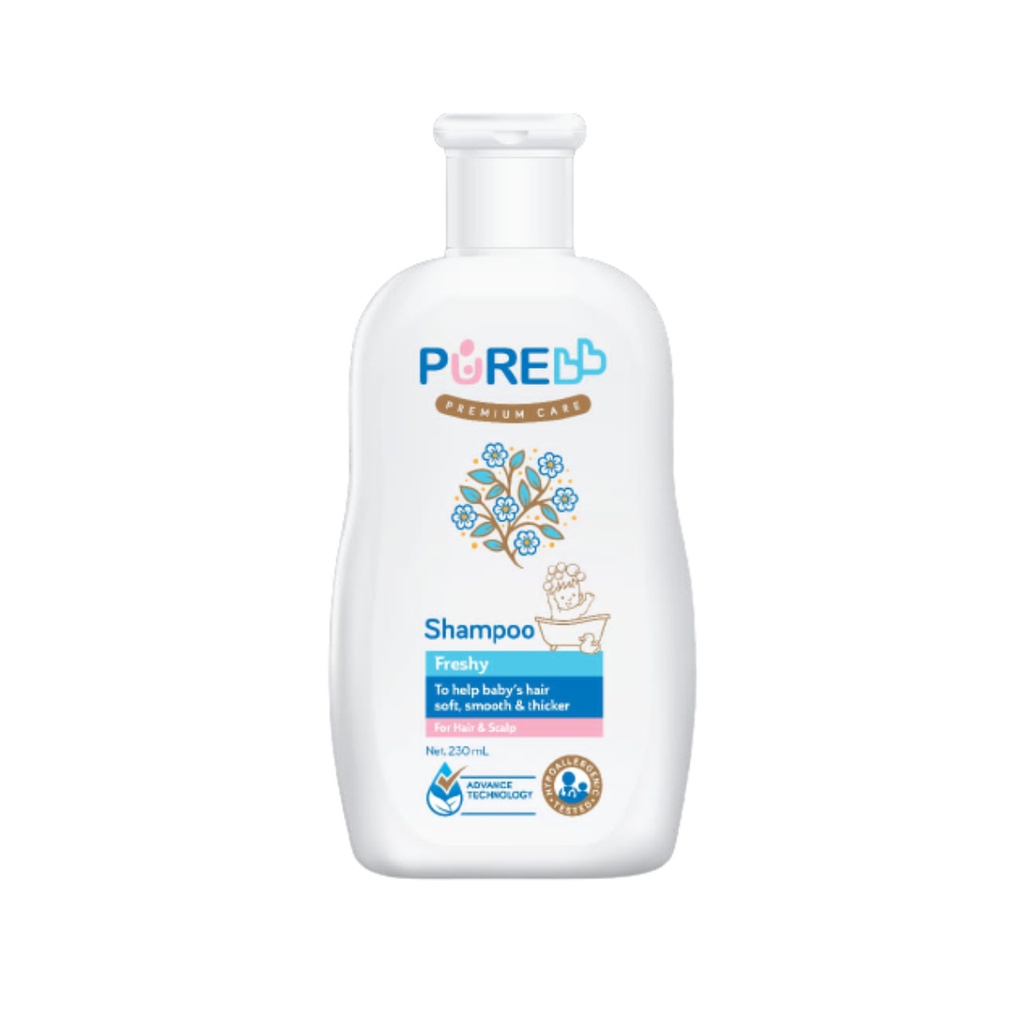 PURE Baby Shampoo Freshy &amp; Fruity 230ml / Shampoo Bayi