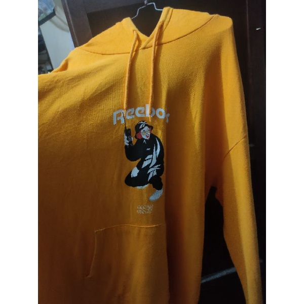 Hoodie Pria Reebok Kuning Xxl Second Branded