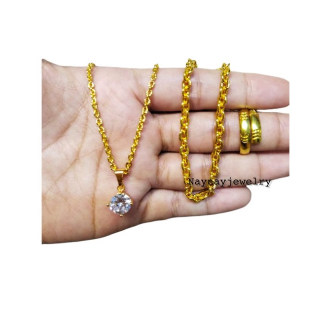 Set kalung mutiara 1 Medan ( kalung, cincin, gelang)