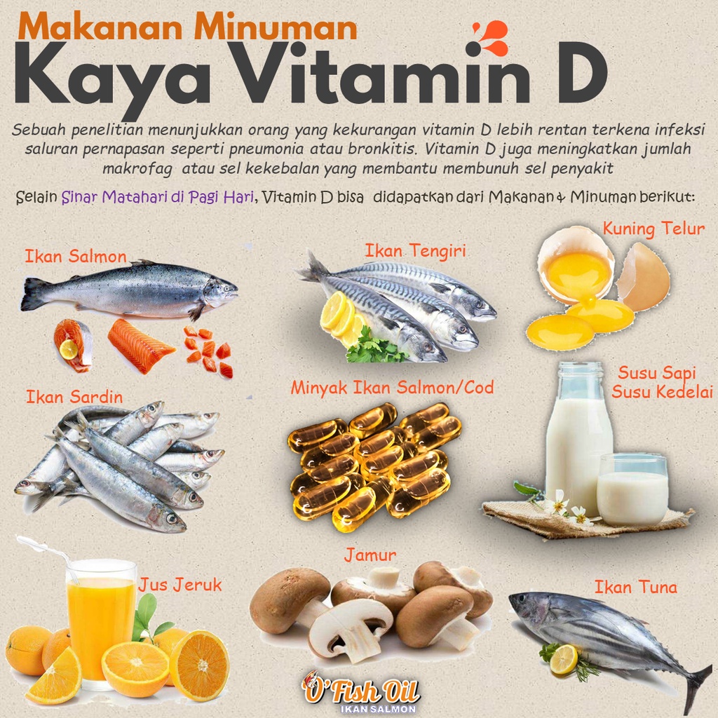 [Best Seller] Minyak Ikan O`Fish Oil Ikan Salmon Penambah Nafsu makan dan Kecerdasan Anak