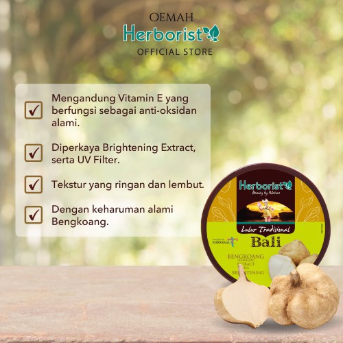 Herborist Lulur Bali Tradisional 100gr / 200gr | Herboris Lulur Bali-Lulur - BENGKOANG