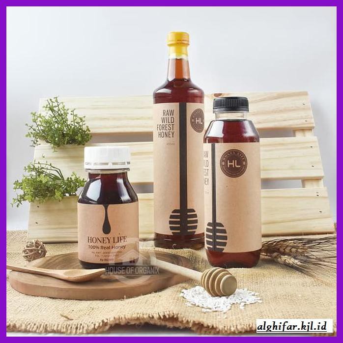 

MADU-MINUMAN- HONEY LIFE RAW WILD FOREST HONEY - 500 ML -ASLI-BUKAN-KAWE-KAWE-