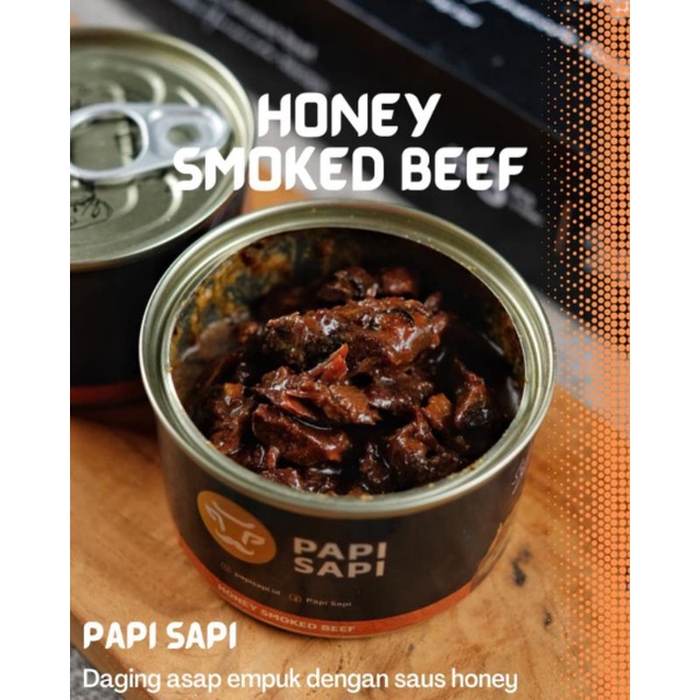 

PAPI SAPI Sei Sapi / Premium Smoked Beef - Saus Madu / Honey (Gurih)