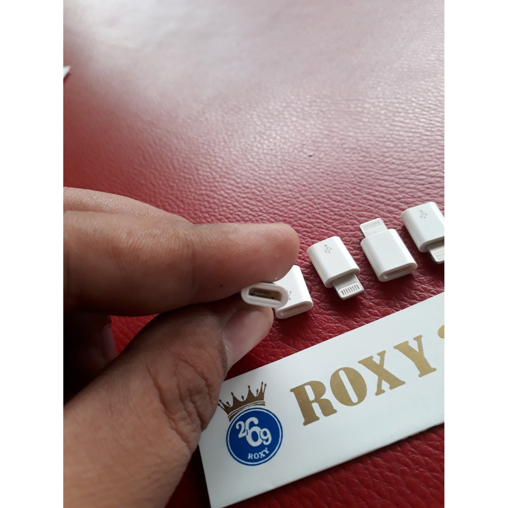 promo Converter Micro USB ke iPhone 5 - 6 - 7 Sambungan Perubah Konektor Carger Charger Micro USB ke