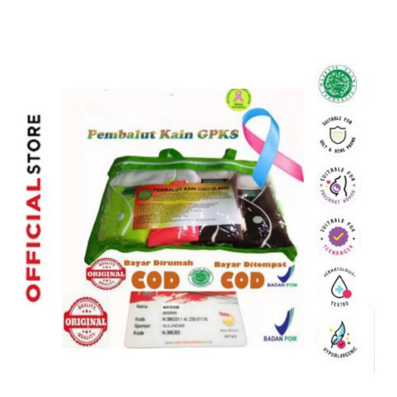 PEMBALUT  KAIN GPKS CUCI ULANG BERTAHAN 7 TAHUN
