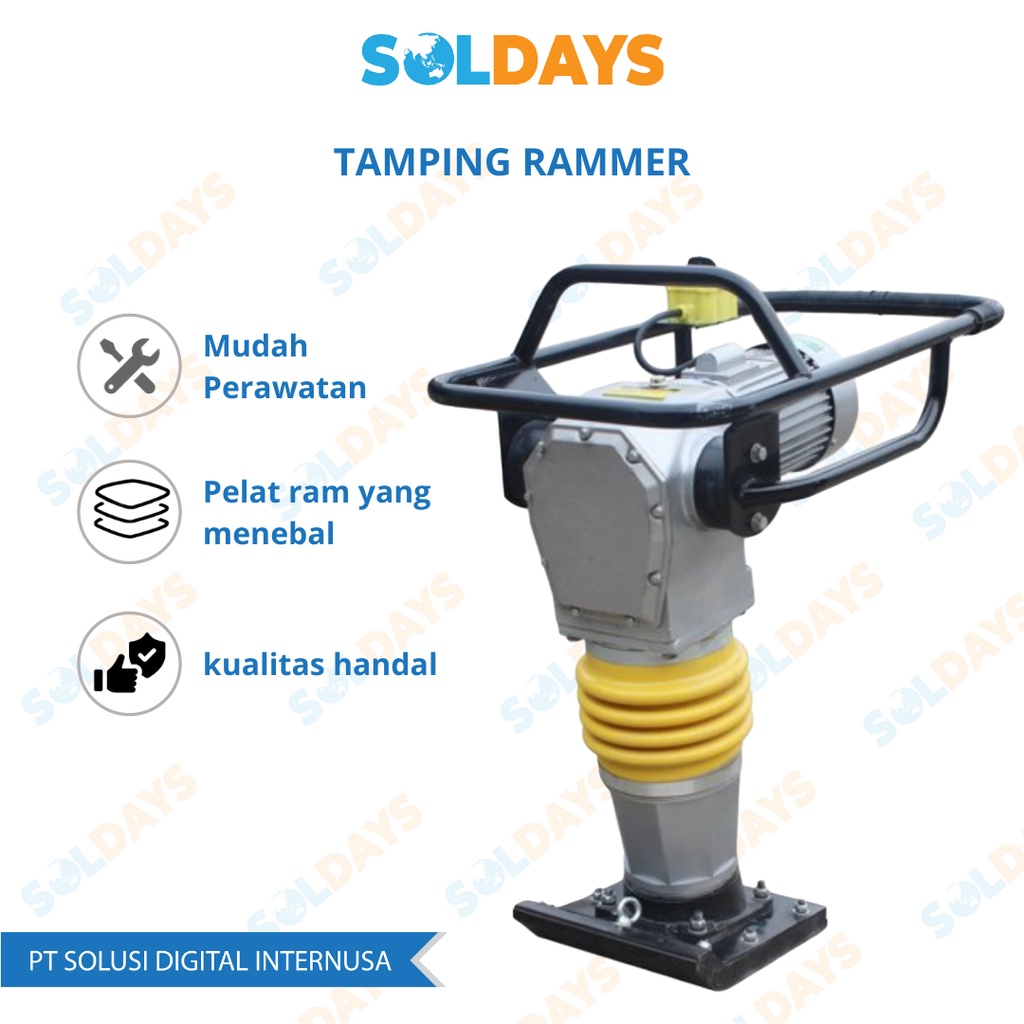 Electric Rammer/Tamping Rammer Stamper Kuda/Bellow Karet Shopee Indonesia