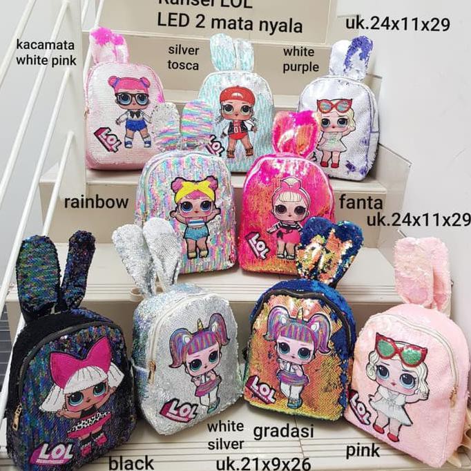 TAS LOL LED/RANSEL ANAK LOL LED/TAS RANSEL LOL LED