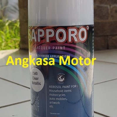 

Rad Cat Semprot CLEAR METALLIC 7340 Bening Vernish Sapporo Spray Pylox Pilox 300 ML