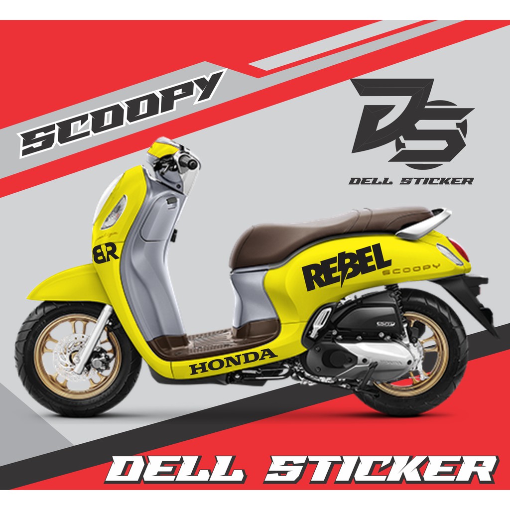 Beli Stiker Motor Scoopy Rebel Sticker Scoopy Keren Open Bo Bacot Suprime Genio Nmax Pcx Yamaha Honda Seetracker Indonesia