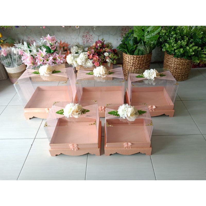

hantaran panggung peach