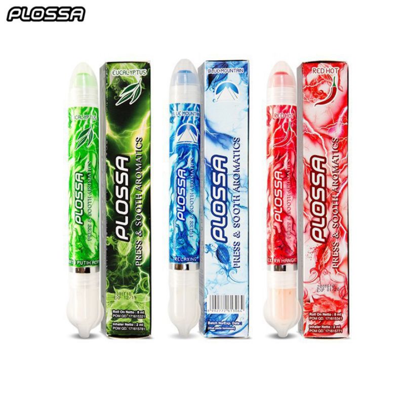 Minyak Angin Aromatherapy Plossa Roll On