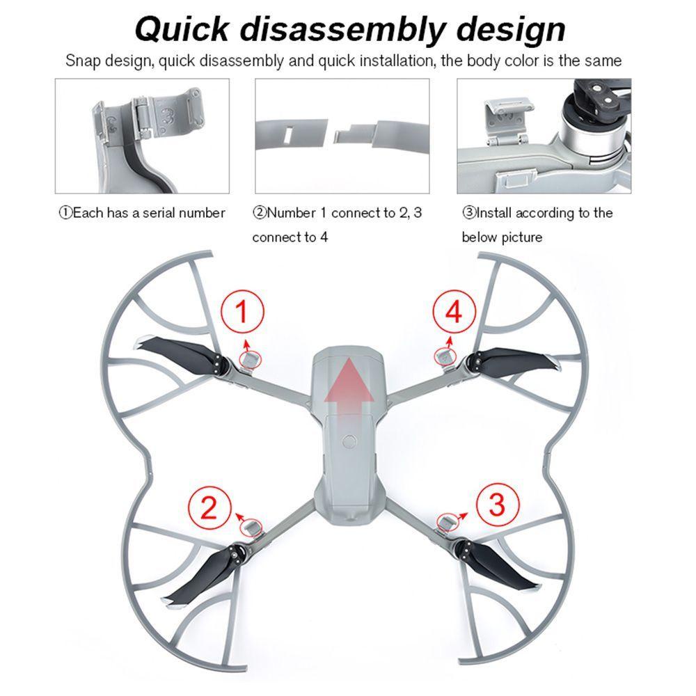 Preva Untuk DJI Mavic Air2/Air 2S Baling-Baling Stabilizer Perlindungan Sayap Crash Ring Drone Paddle Fixing Cover