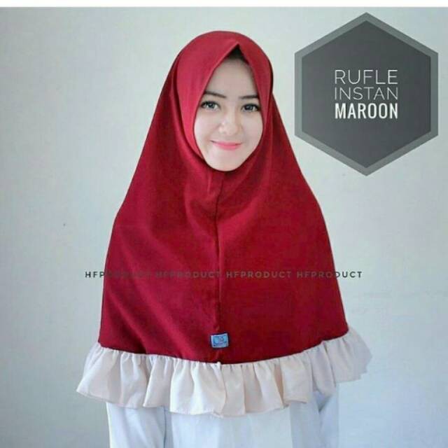 RUFFLE MARRON KOMBINASI COKLAT