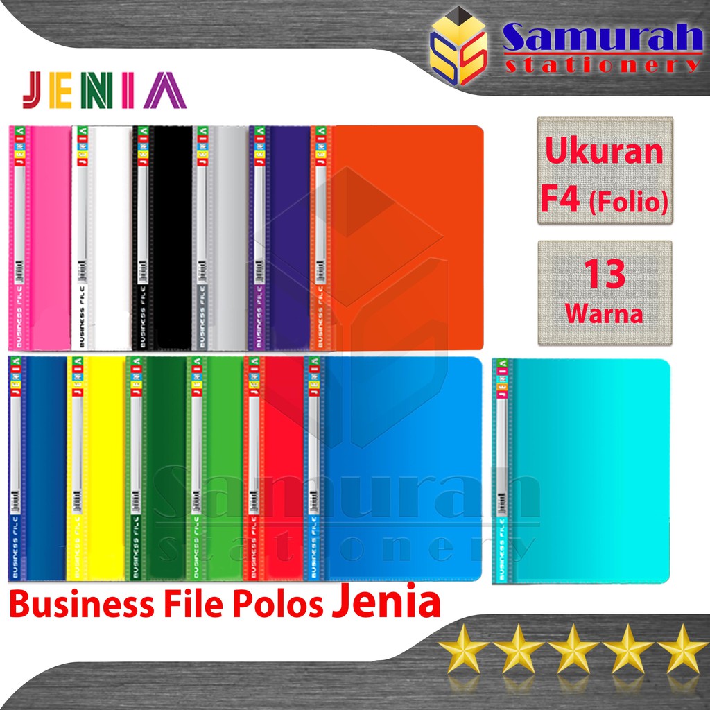 Map Business File Polos Folio Jenia / Map Bisnis File Acco Plastik F4